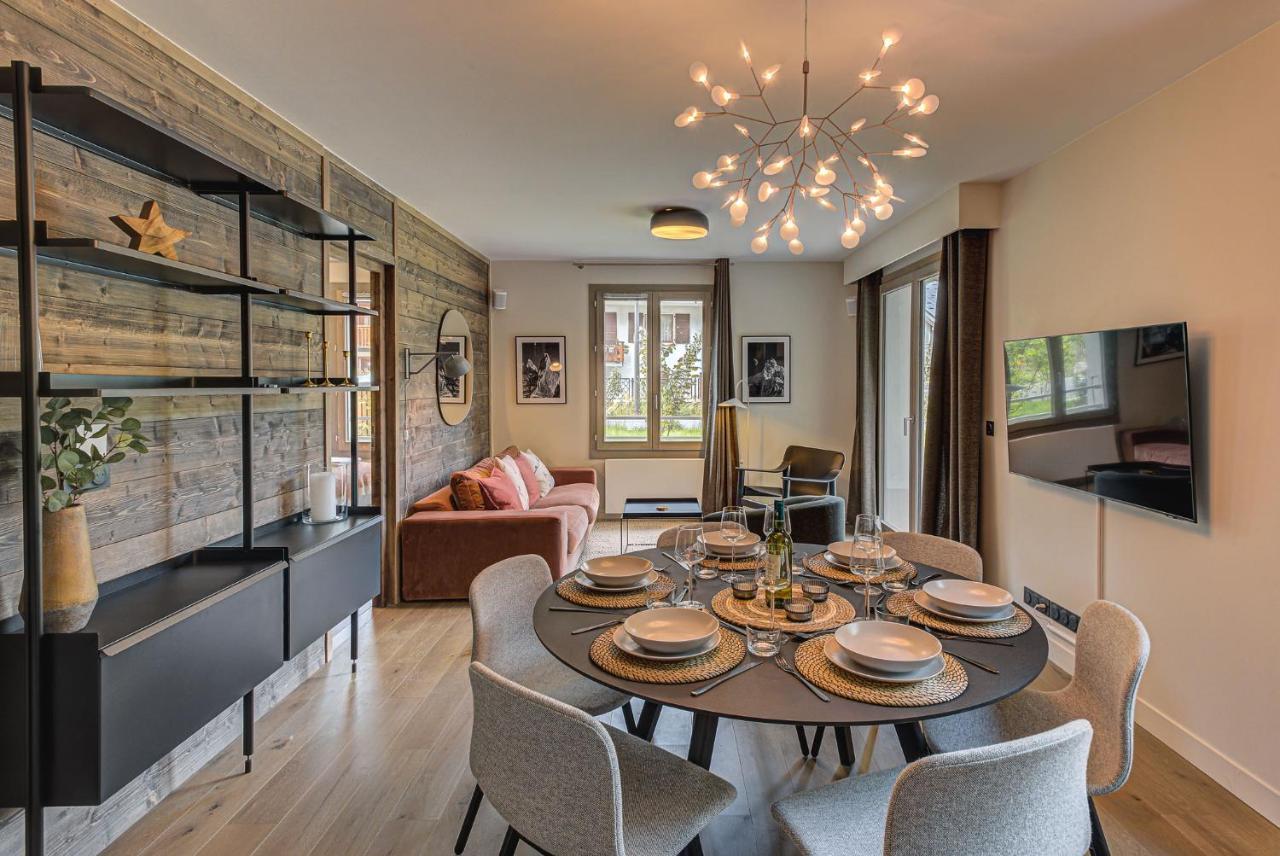 White Pearl A05 Modern Apartment Chamonix Alpes Travel Sleeps 4 To 6 Exterior photo